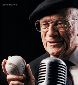 book cover photo of Ernie Harwell baseball announcer