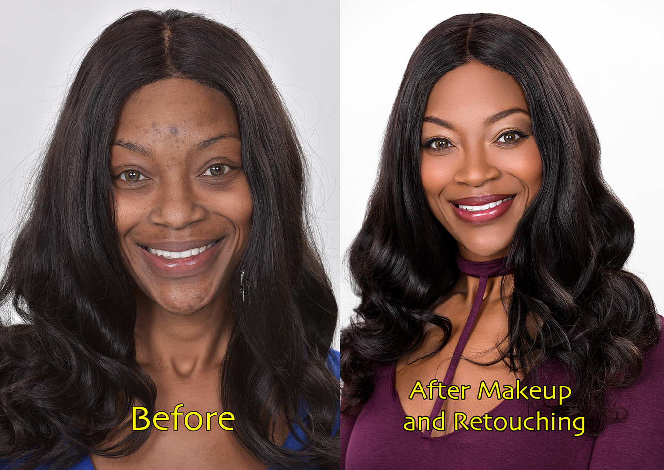 photo retouching before & after