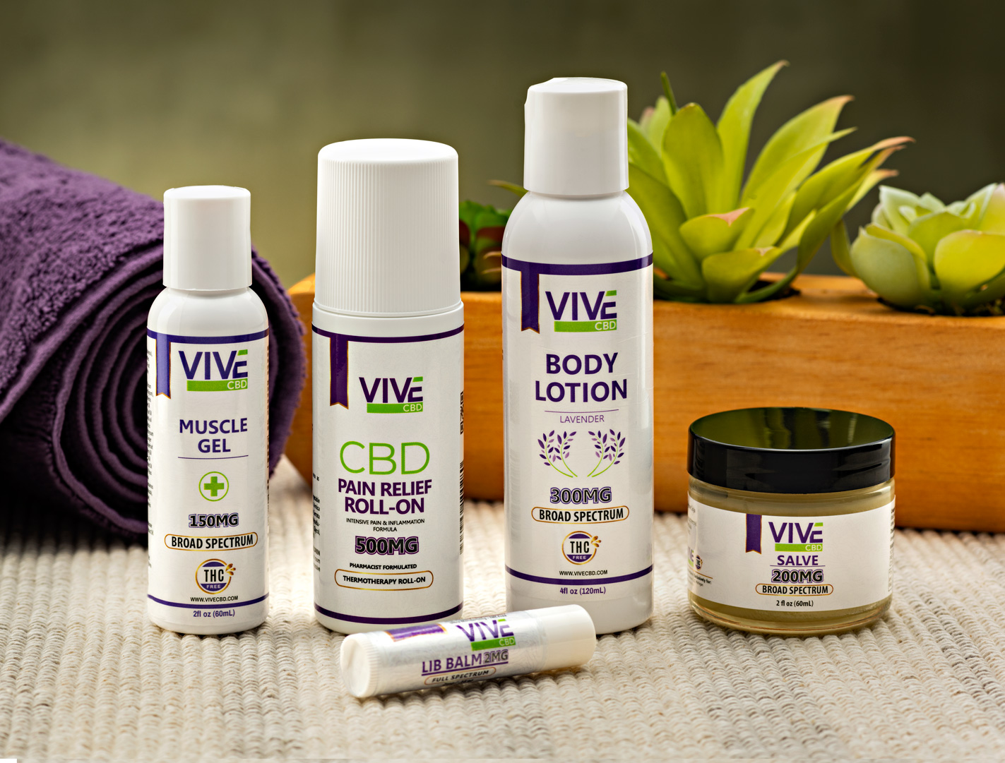 CBD oil product photography for website advertising