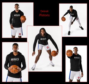 professional sports photography of detroit pistons